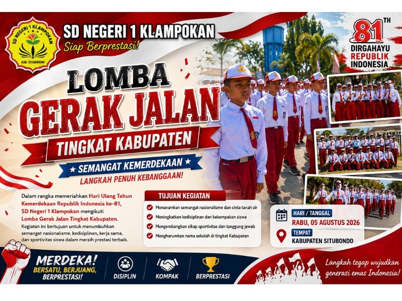 Lomba Gerak Jalan Tingkat Kabupaten